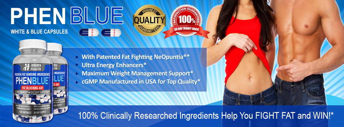PHENBLUE Dietary Supplement Ad Banner