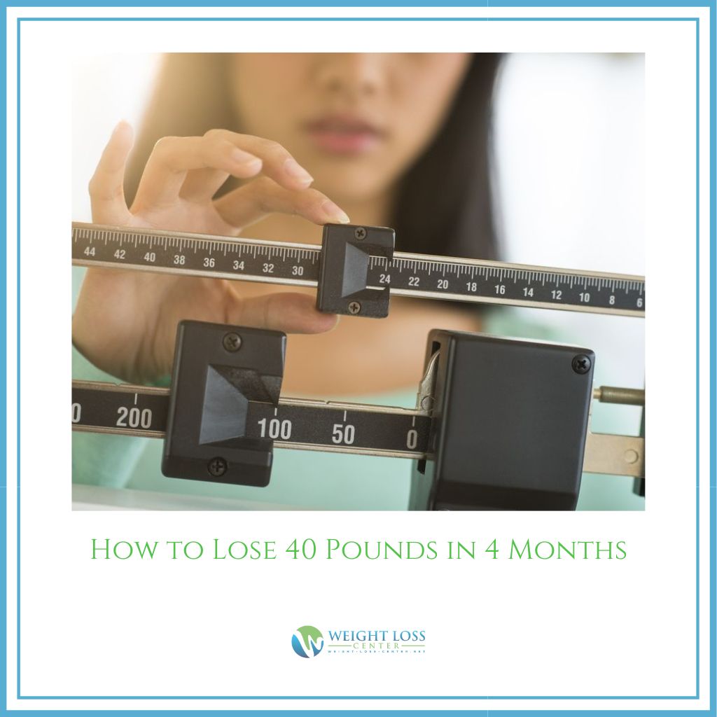 Lose 40 Pounds in 4 Months